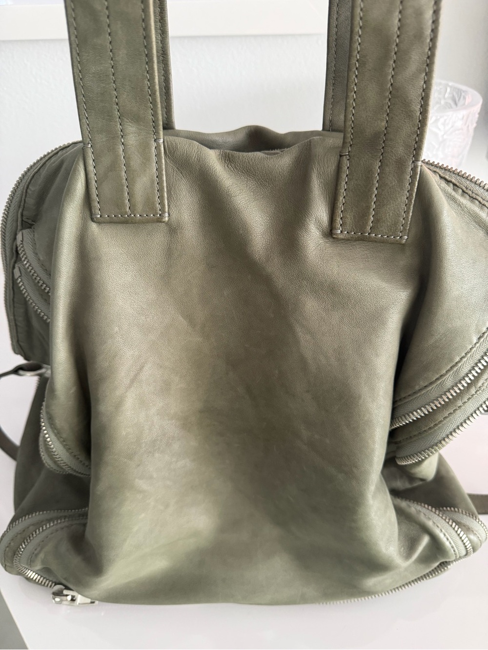 Alexander Wang Lambskin Trudy Zip Around Leather Tote Bag - Picture 6 of 9